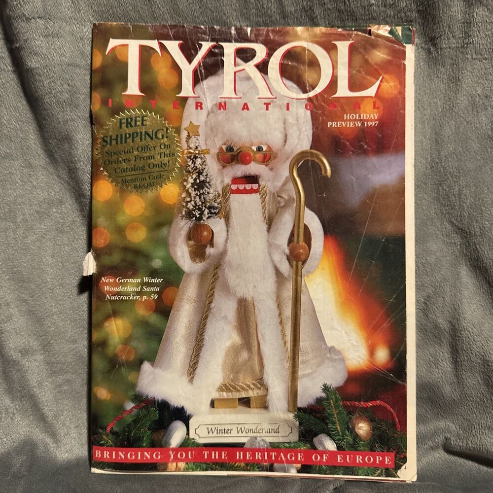 Vintage Tyrol International Catalog Holiday Preview 1997 Figures Collectibles